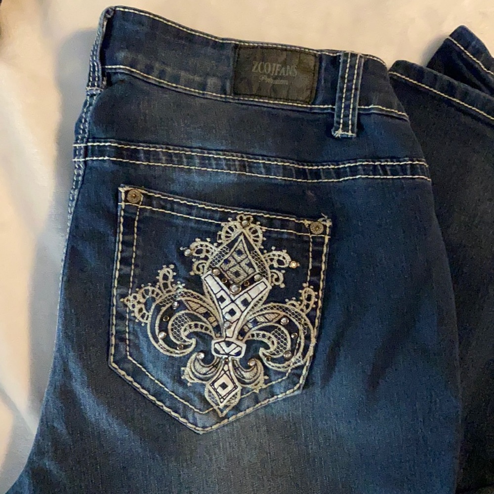Cowgirl jeans size 14W blue